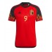 Belgien Romelu Lukaku #9 Fußballbekleidung Heimtrikot WM 2022 Kurzarm
